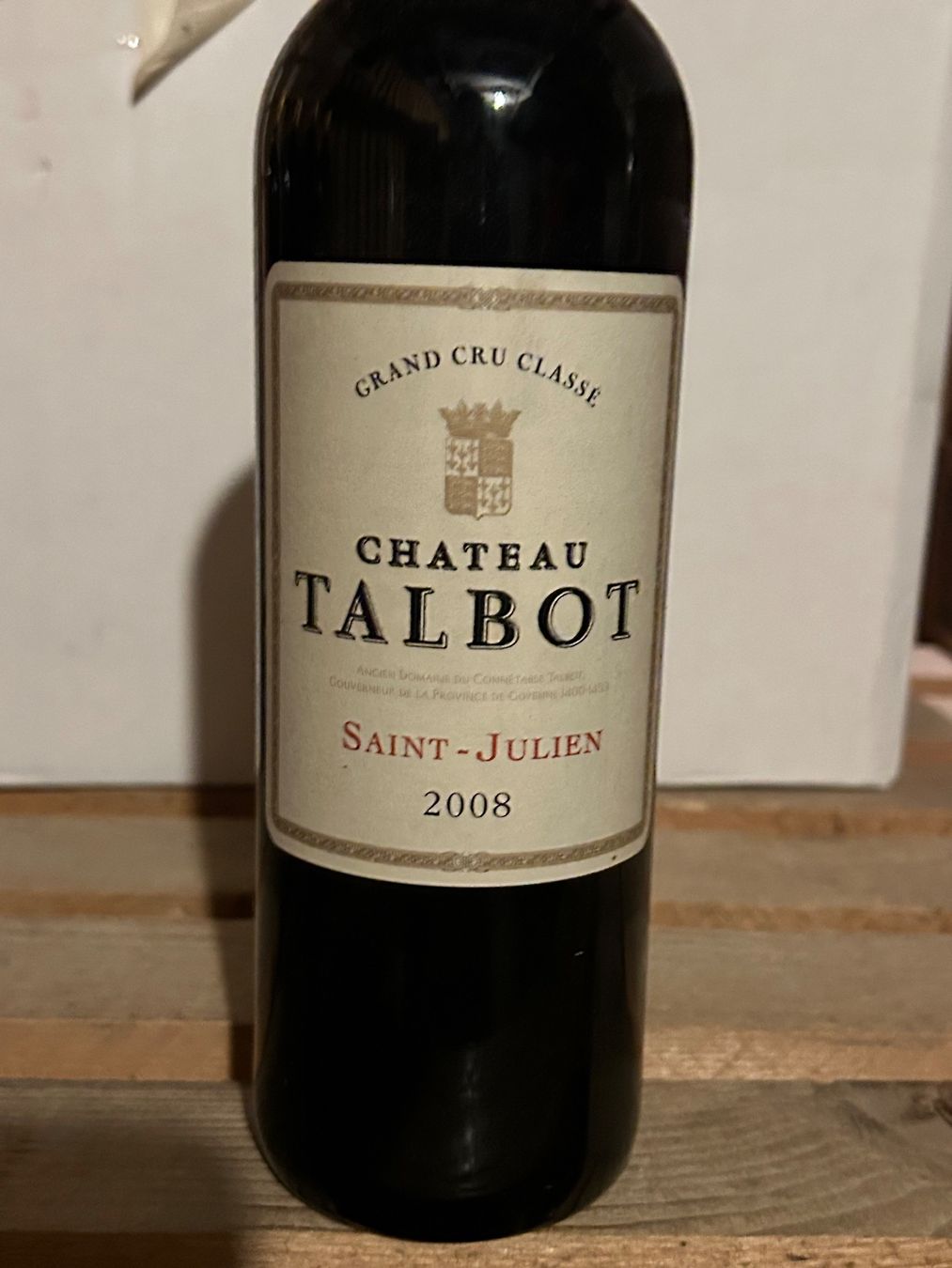 Vino: Château Talbot 2008 Saint-Julien – Nuovo (secondo la descrizione) da Roche VD venduto da avediscipule