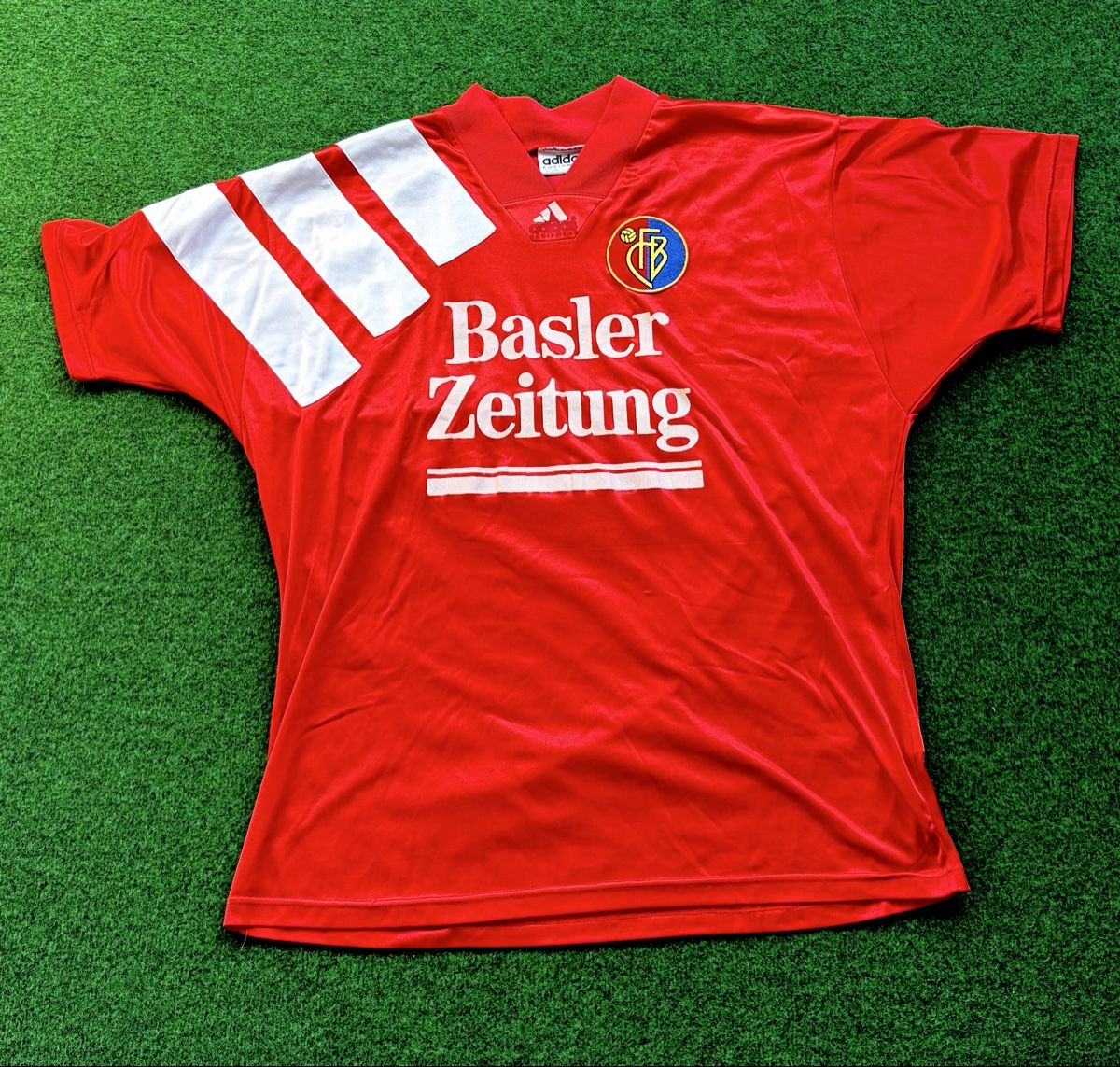 FC Basel Canottiere & Pantaloni: FC Basel Trikot 1994-1995 / Top Zustand! – Usato da Reinach BL venduto da NICI116