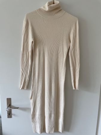 Neuwertiges Midikleid beige Vicbee M