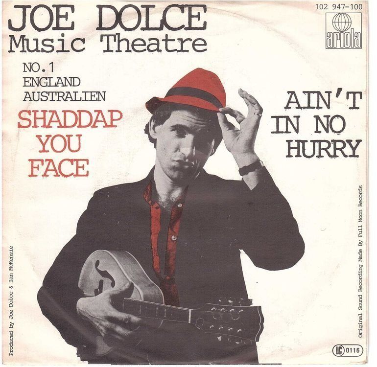 Dischi in vinile: Joe Dolce  --  Shaddap you Face  Single7 – Usato da Oberwil (Dägerlen) venduto da thealbum