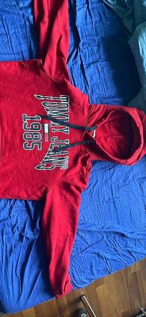 Tommy Jeans Hoodie rot, Grösse L keine Gebrauchtspuren