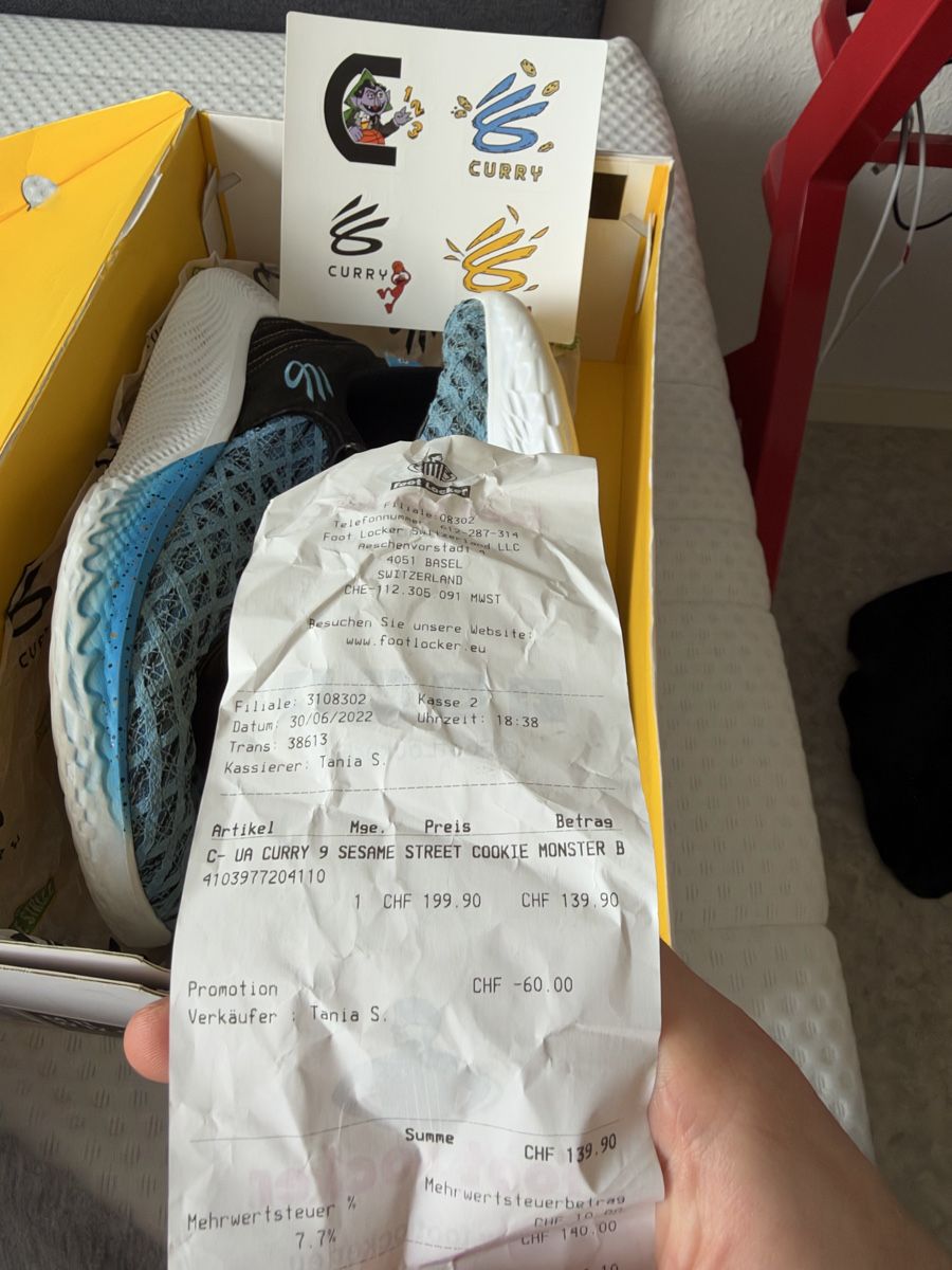 Under Armour Herrenschuhe: Under Armour Curry 9 Gr. 45  – Gebraucht aus Basel von caj_l6qk 1