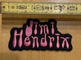 Jimi Hendrix Patch Sticker Aufnäher Metal Rock Band