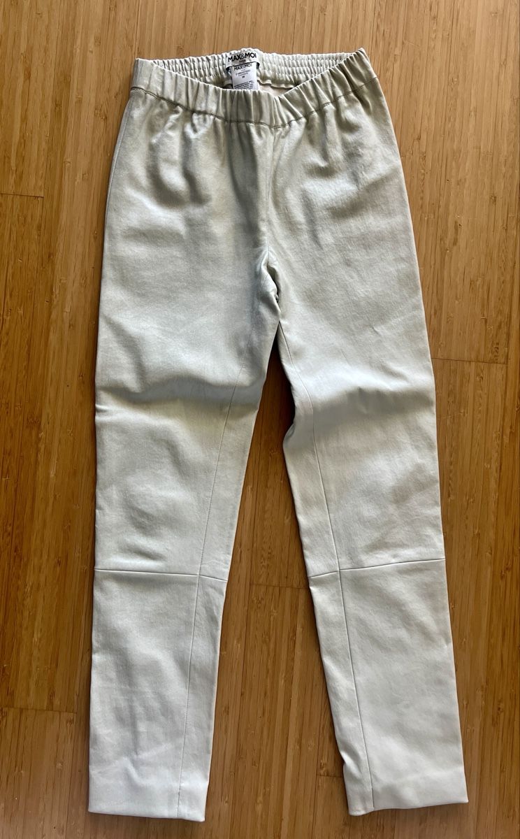 Max & Moi Hosen: Pantalon cuir  agneau MAX  & MOI  taille élastique – Neu (gemäss Beschreibung) aus Nyon von ikel78 3