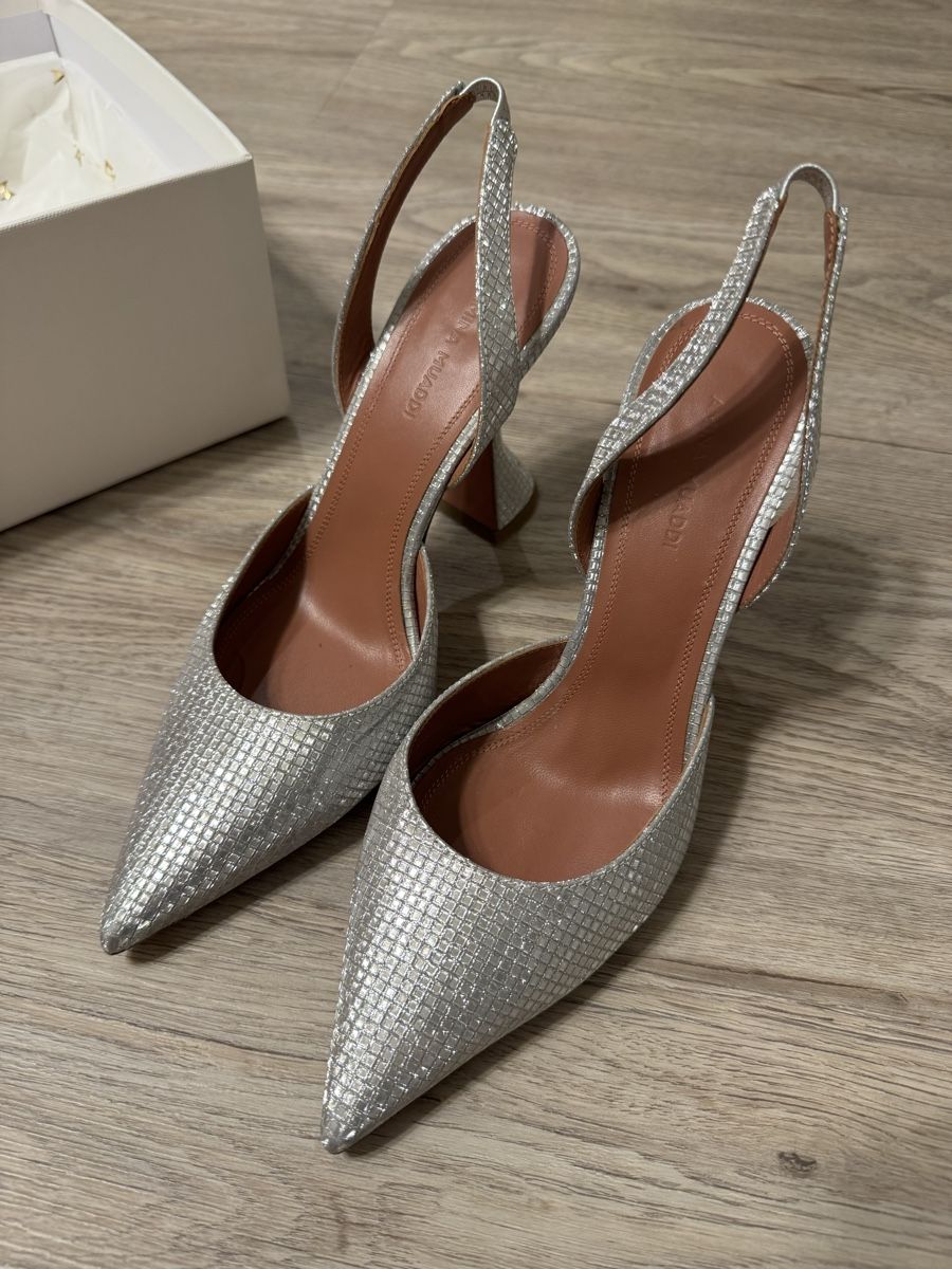 Scarpe da donna: Amina Muaddi Holli Sling 95 Pumps – Nuovo (secondo la descrizione) da Hergiswil NW venduto da DSU07