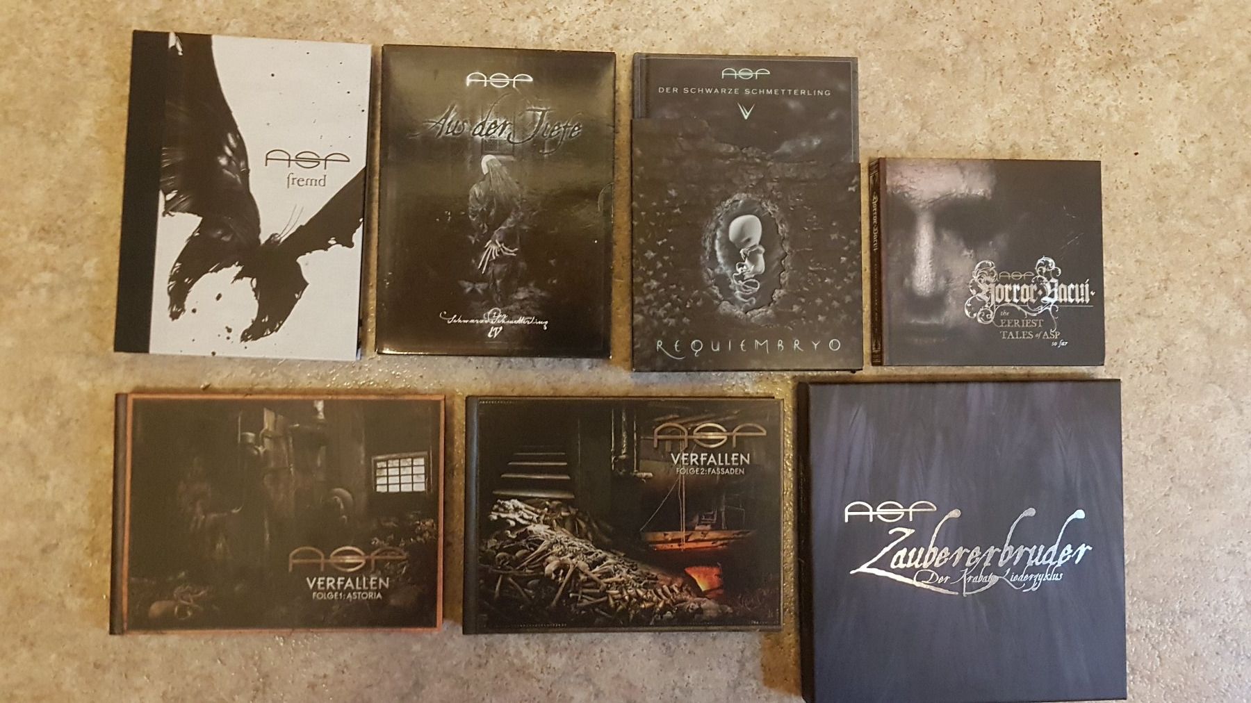 ASP limitierte CD Boxen Gothic Goth Wave Autogramm signiert (Gebraucht ...