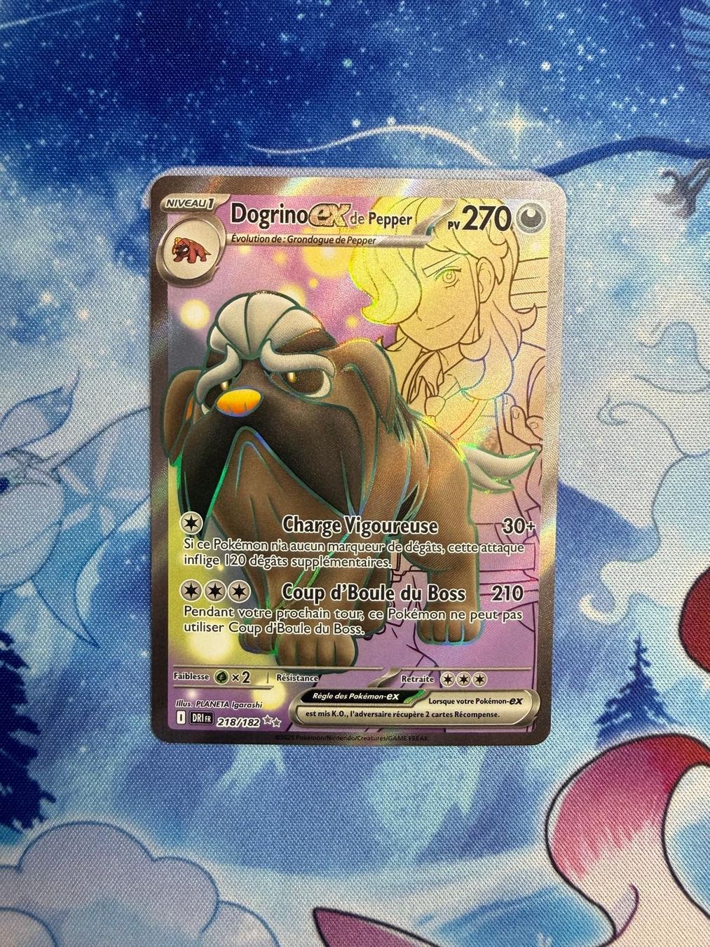 Pokémon Carte collezionabili: Dogrino FA - DRI 218 FR – Nuovo (secondo la descrizione) da Courgenay venduto da ScamBoxOff