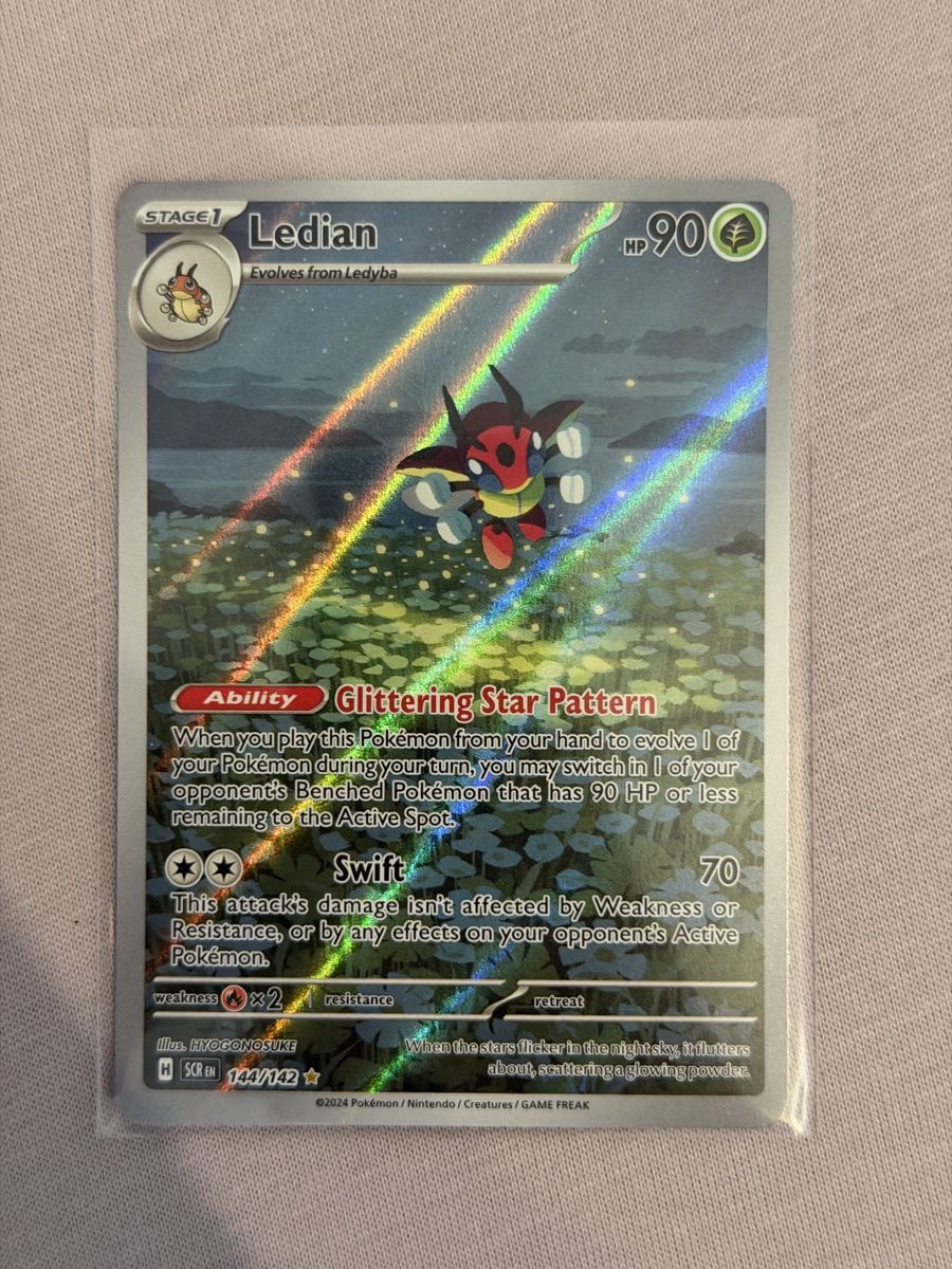 Pokémon Cartes à collectionner: Pokémon Ledian 144/142 Stellar Crown – Neuf (Voir description) à St. Gallen par Xbylucas