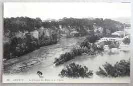 Genève - La Jonction du Rhône et de l' Arve