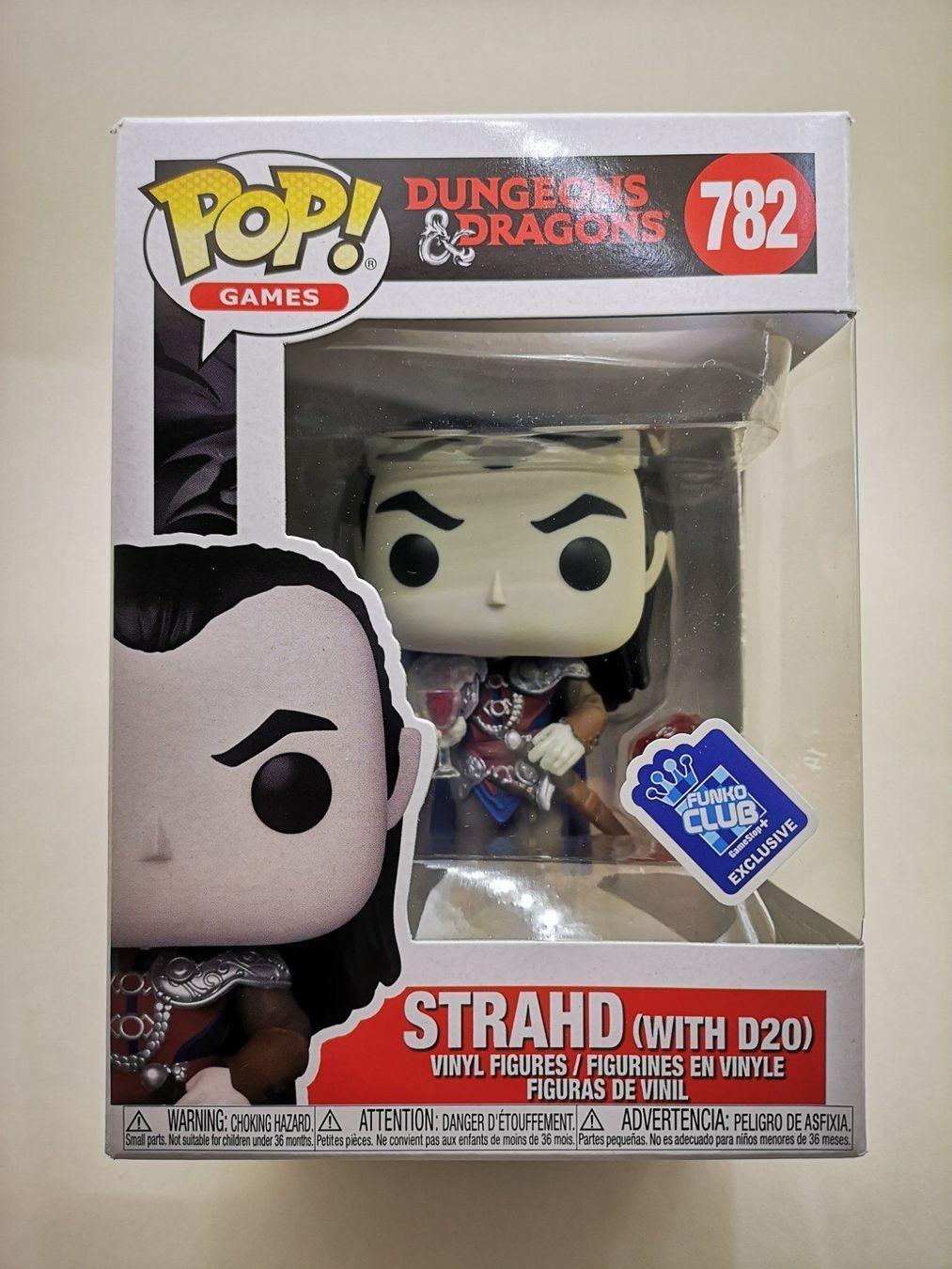 Funko Statuette: Funko Pop Strahd #782 – Nuovo e nell'imballaggio originale da Riehen venduto da _TheCollectorShop_
