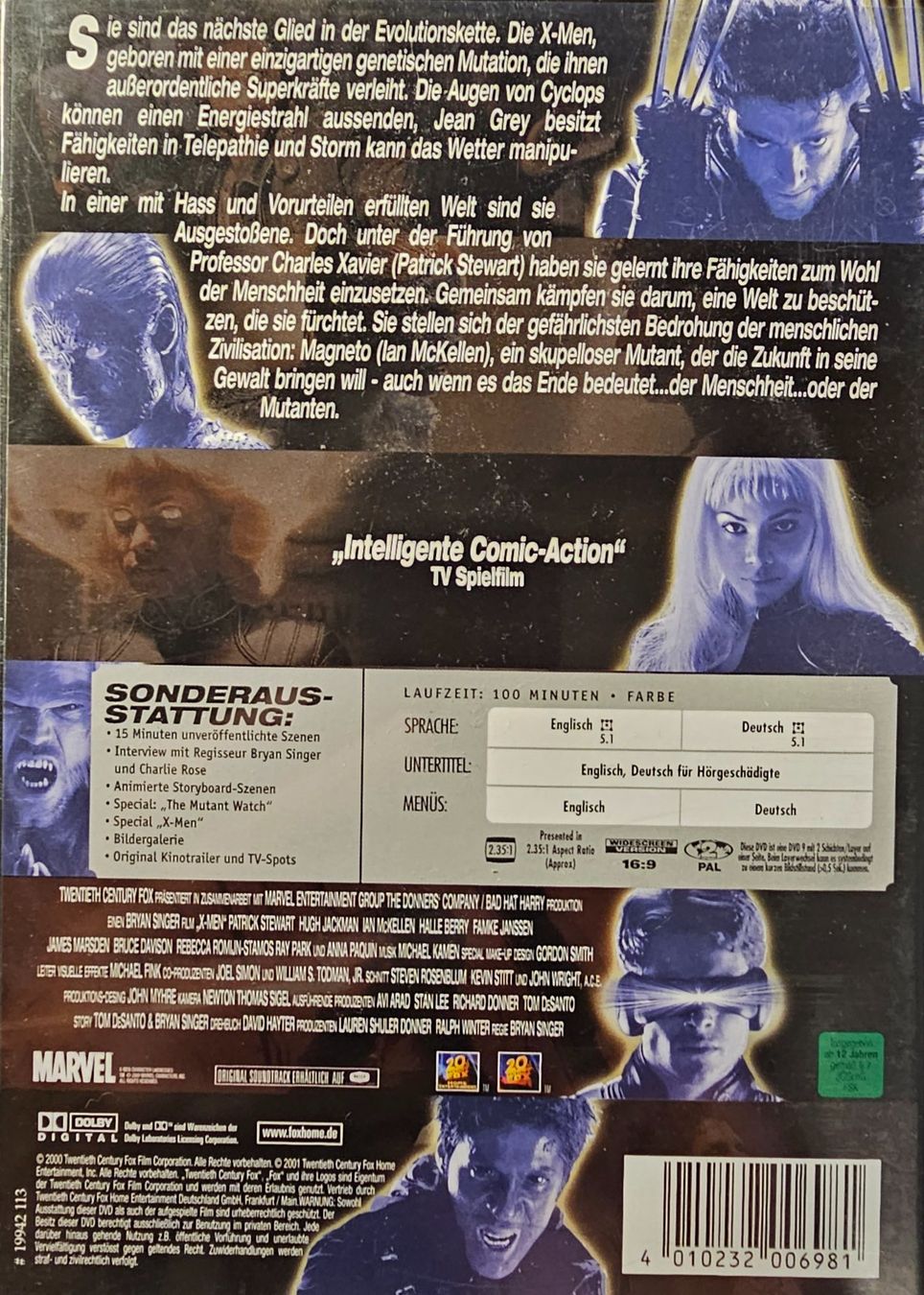 Alle DVDs: X-Men – Gebraucht aus Wahlen b. Laufen von Cg10 1