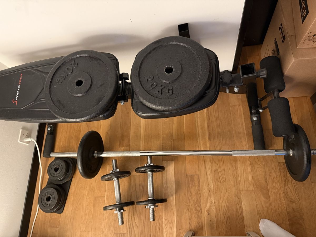 Poids & Haltères: Hantel, Gewichte und Bench – D'occasion à Zürich par chi_cg6r