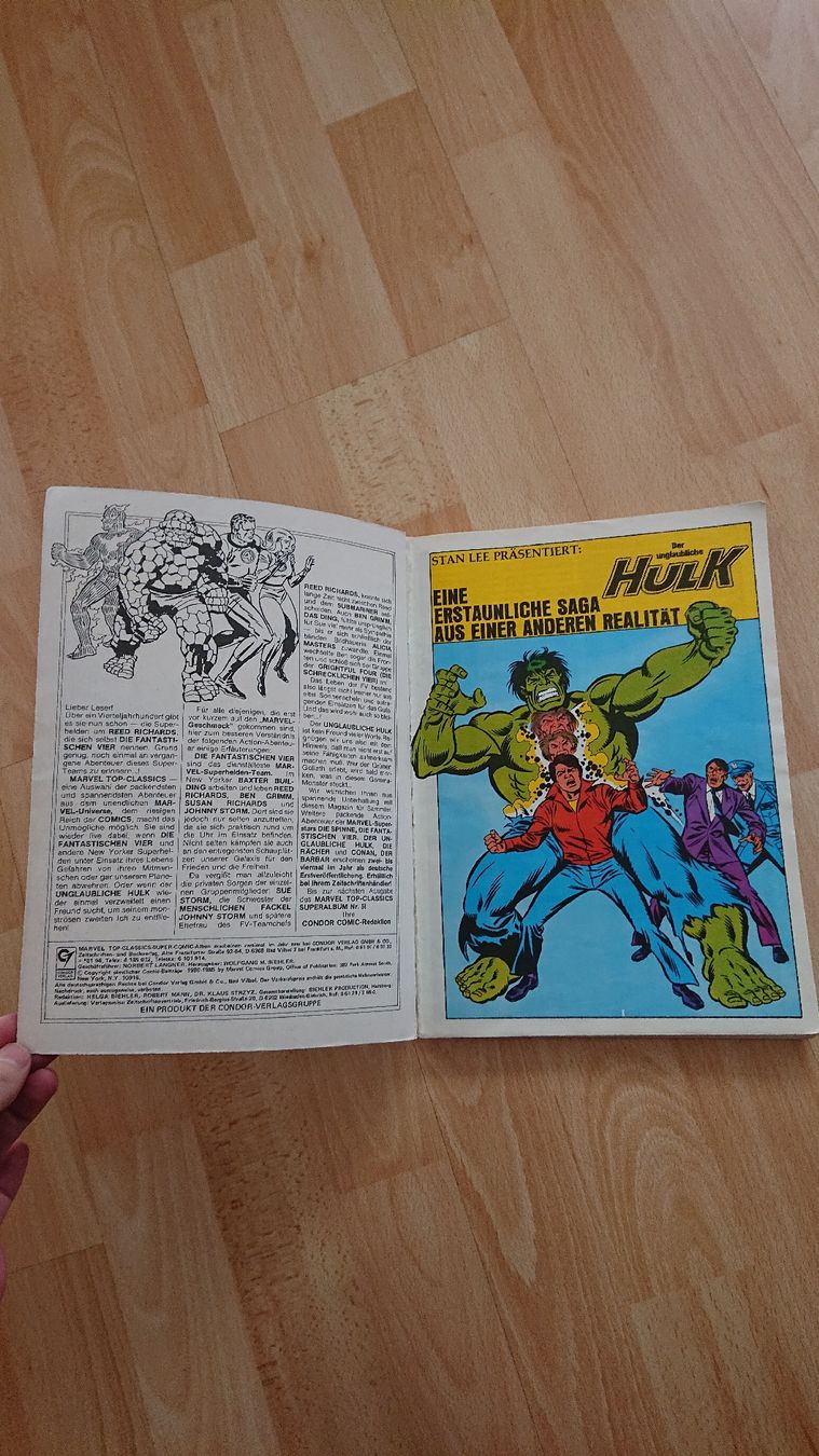 Fumetti: Marvel/Hulk/Condor  Comic, collect comic – Usato da Unterägeri venduto da tommi02 2