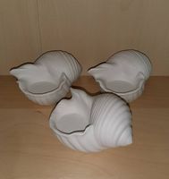 Muscheln Deko, Keramik, Weiss, Sommerdeko!