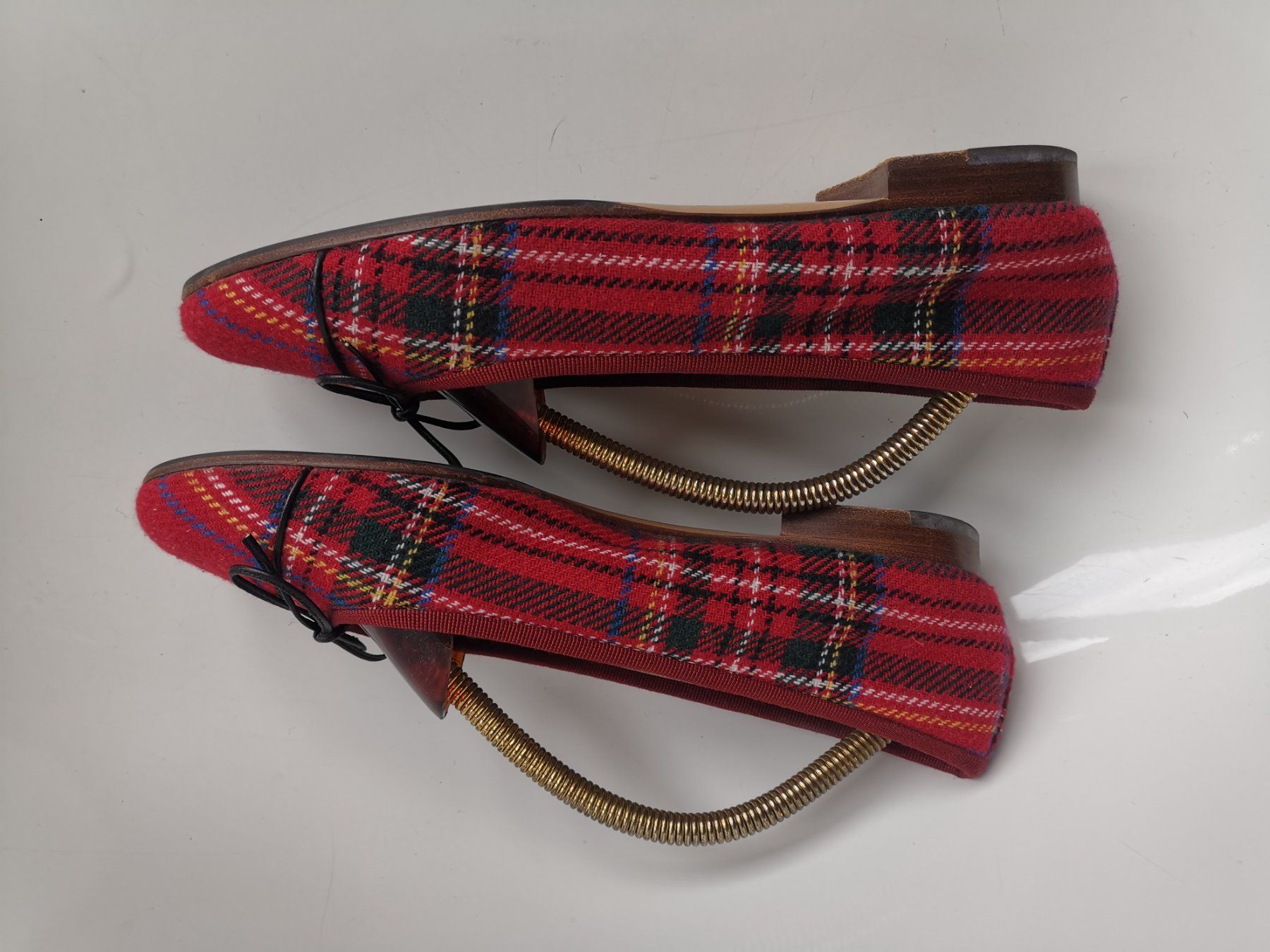 Scarpe da donna: Unützer Ballerina, Karo – Usato da Uerikon venduto da pink_flamingo 3