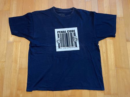 Vintage Y2K t-Shirt Penal Code Jail Prison Sz XL Made in USA