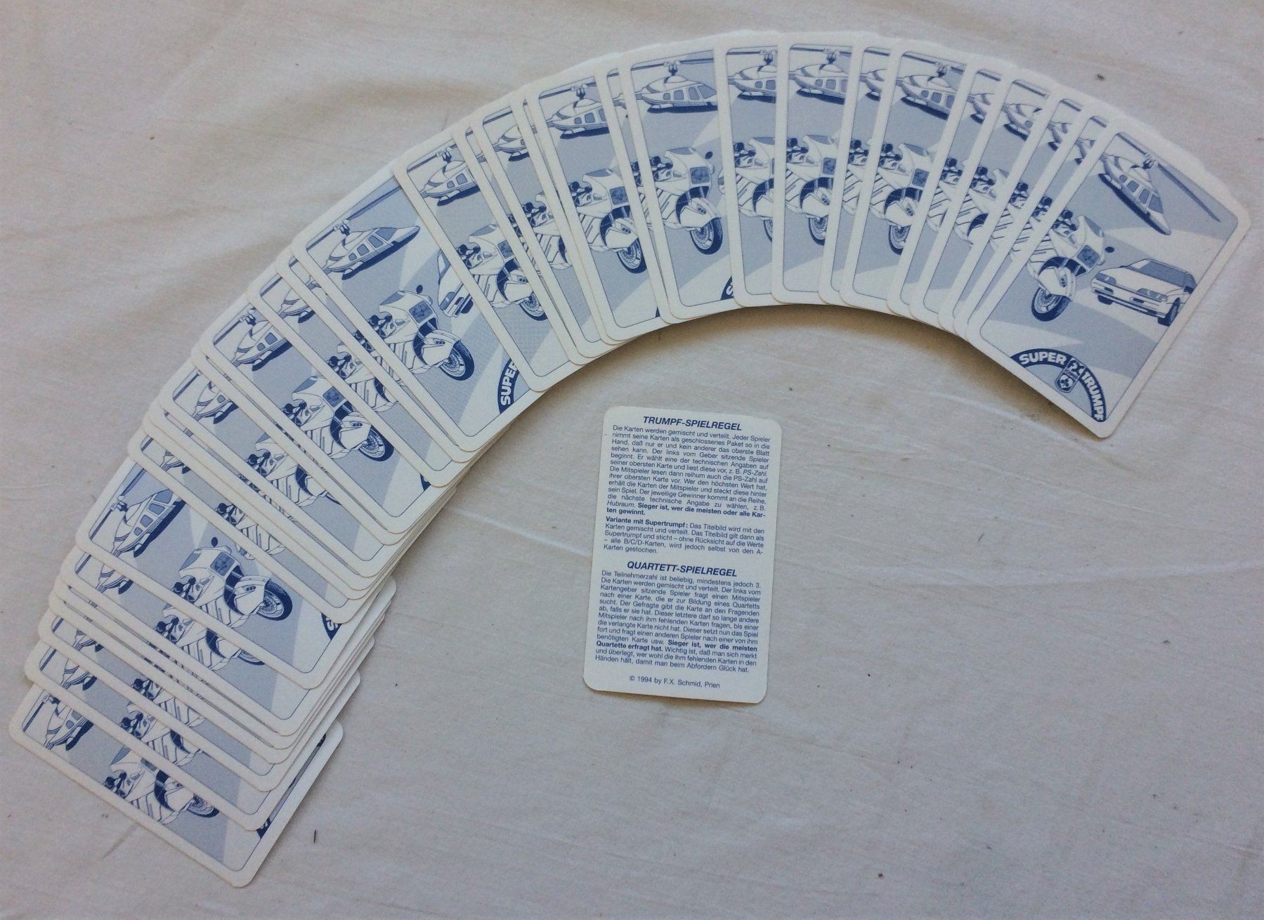 Giochi: Quartett - FLOTTE CABRIOS - 1994 – Usato da Schaffhausen venduto da durruti 3