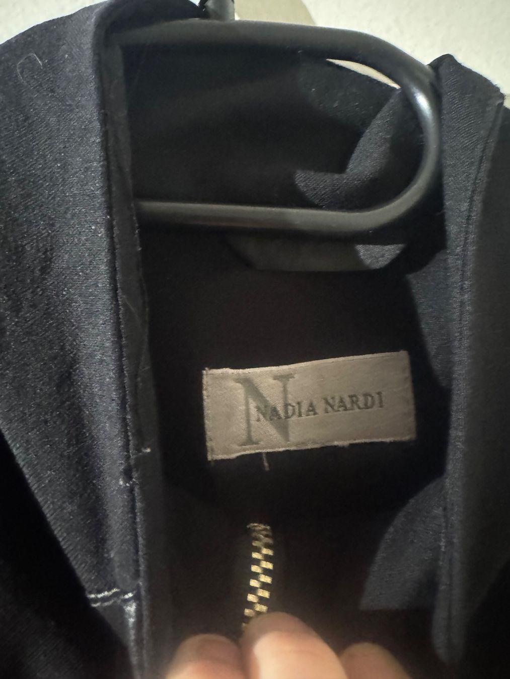 Giacche: Schwarzer Blazer mit Lederdetails, Grösse S / M – Usato da Künten venduto da bel_6wn2 4