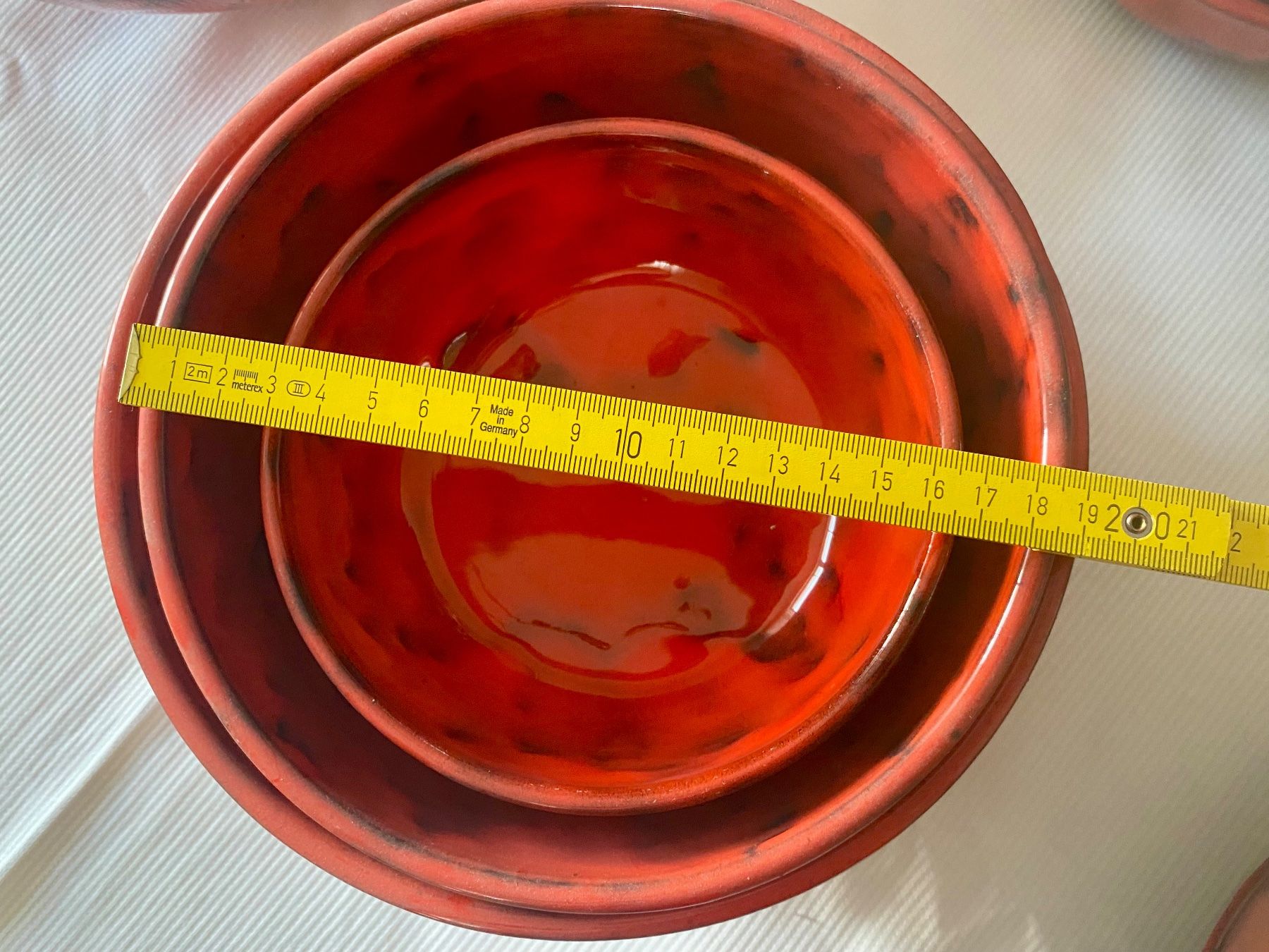 Set di piatti: Red Pottery Dinnerware Set - Unique Glaze - 20+ pcs - Vtg... – Usato da Lenzburg venduto da viv_rx9g 7