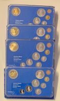 (1527) 4 x Münzsätze, 1999/2001/2002/2003, pp