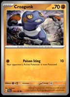 Pokémon Croagunk 114/193   SV02 Paldea Evolved