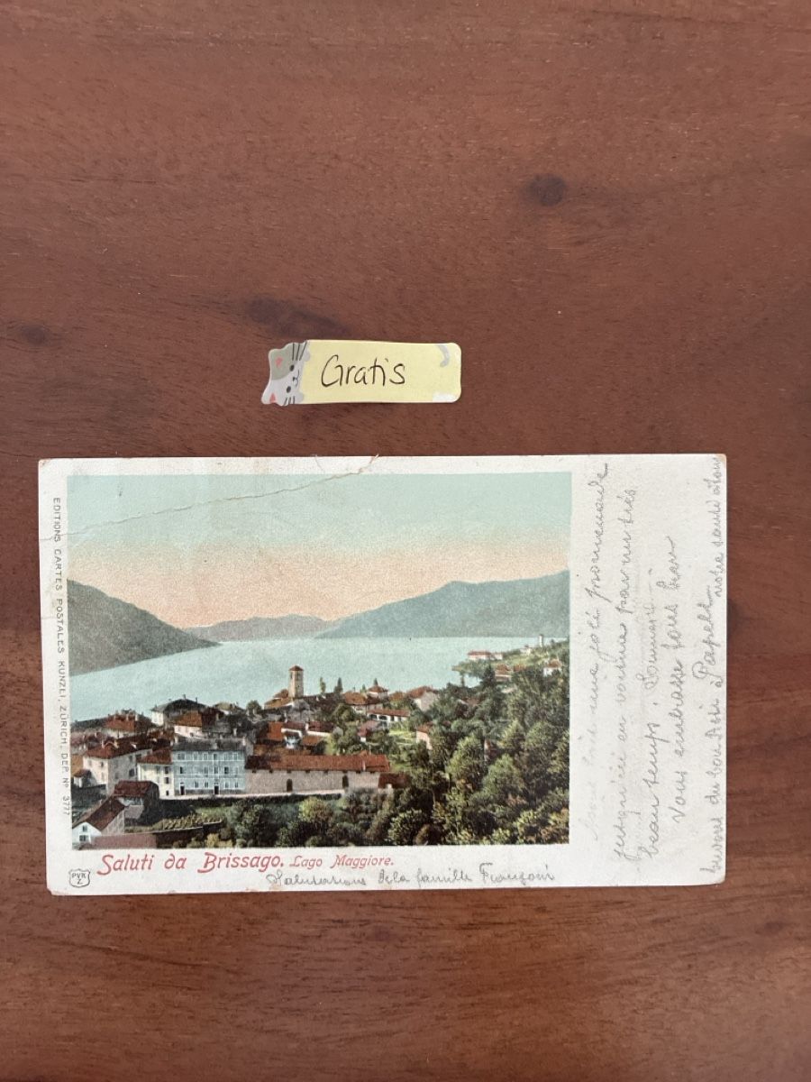 Cartoline postali: 10 Ansichtskarten Schweiz von Brissago TI – Usato da Oftringen venduto da Cla.vD.74 4