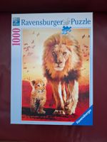 Löwe mit Junge, erste Schritte, Puzzle