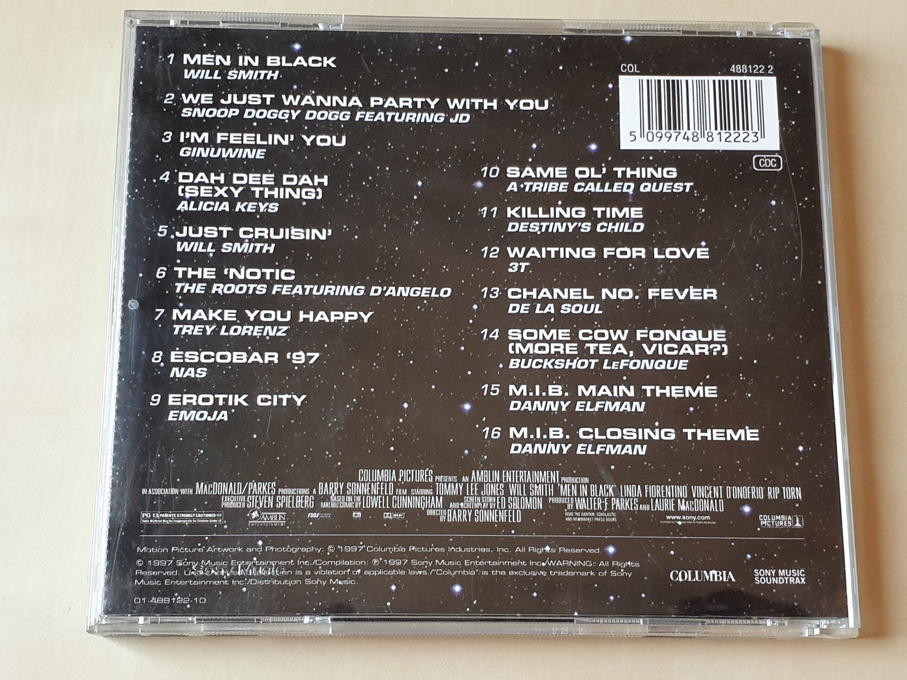 CD: Men in Black The Album – Usato da Stansstad venduto da collectorsshop 1