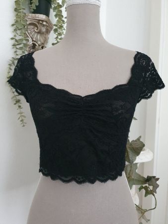 Gothic Spitzen Shirt Gr S *neuwertig* "Tally Weijl"