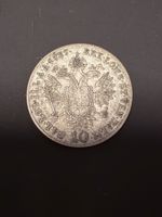 Austrian Empire 1837 Silver 10 Kreuzer Coin!