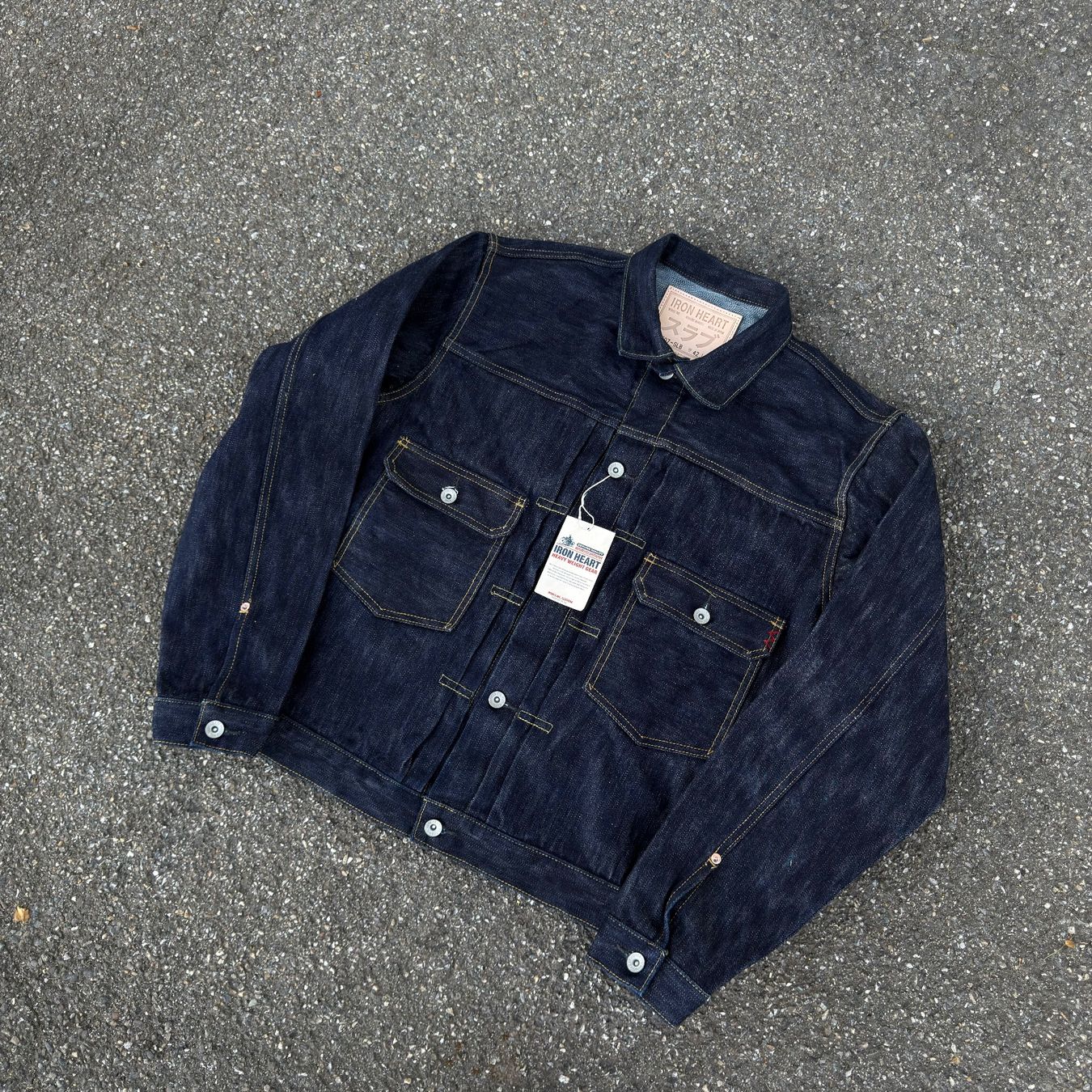 Iron Heart Giacche: Iron Heart type 2 denim Jacket Jacke gr 40 – Usato da Bern venduto da MaxiSeller 1