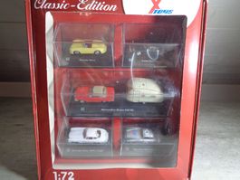 Coffret 1:72 Classic Car Mercedes Porsche Lotus