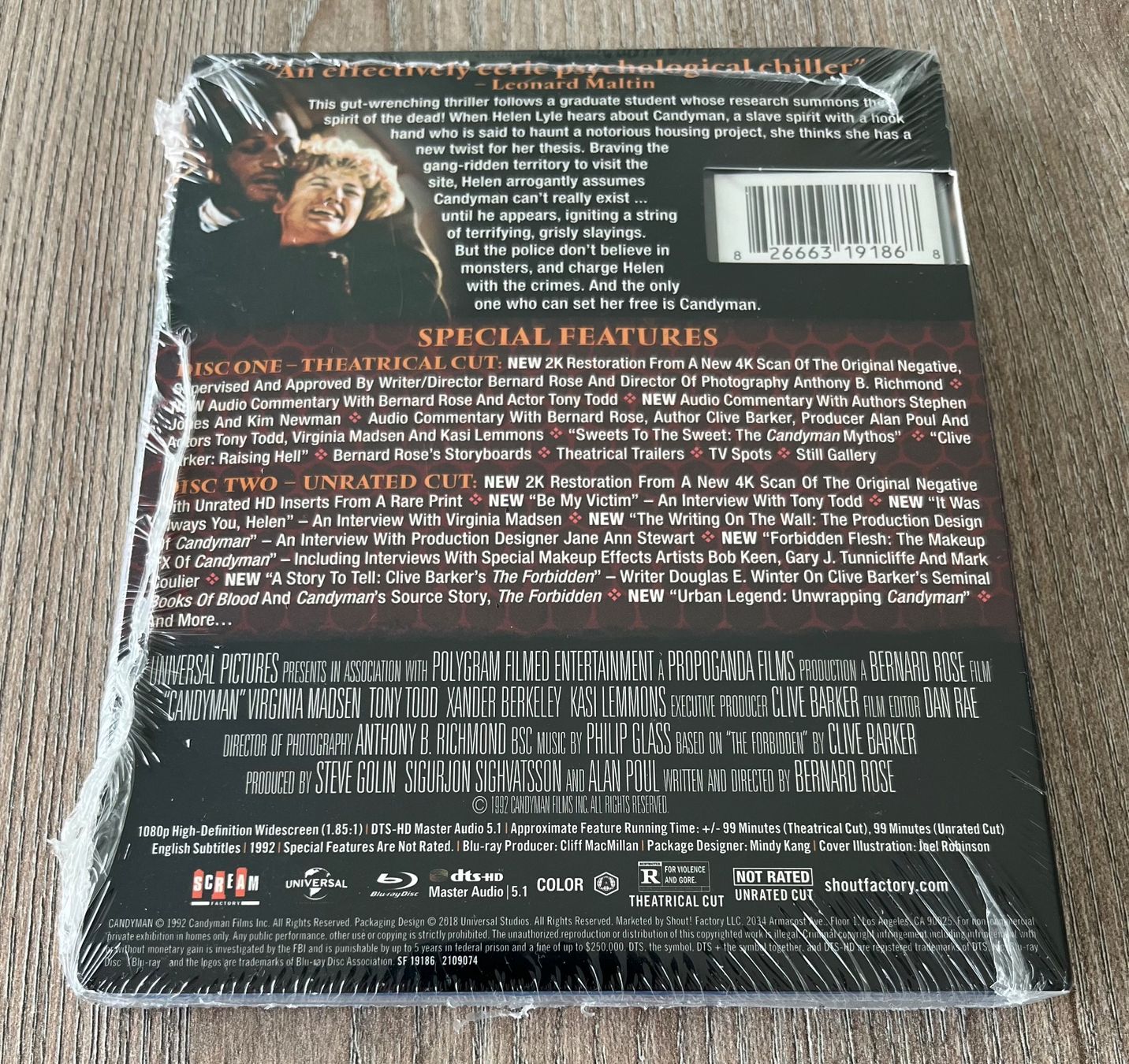 Alle DVDs: Candyman Blu Ray von Scream Factory (US-Version) – Neu und originalverpackt aus Malters von starfighter01 1