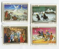 Briefmarken "Weihnachten". Zaire.