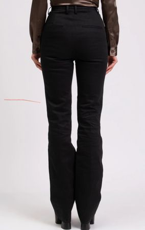 Saint Laurent - Pantalon noir taille haute patte d’eph neuf!