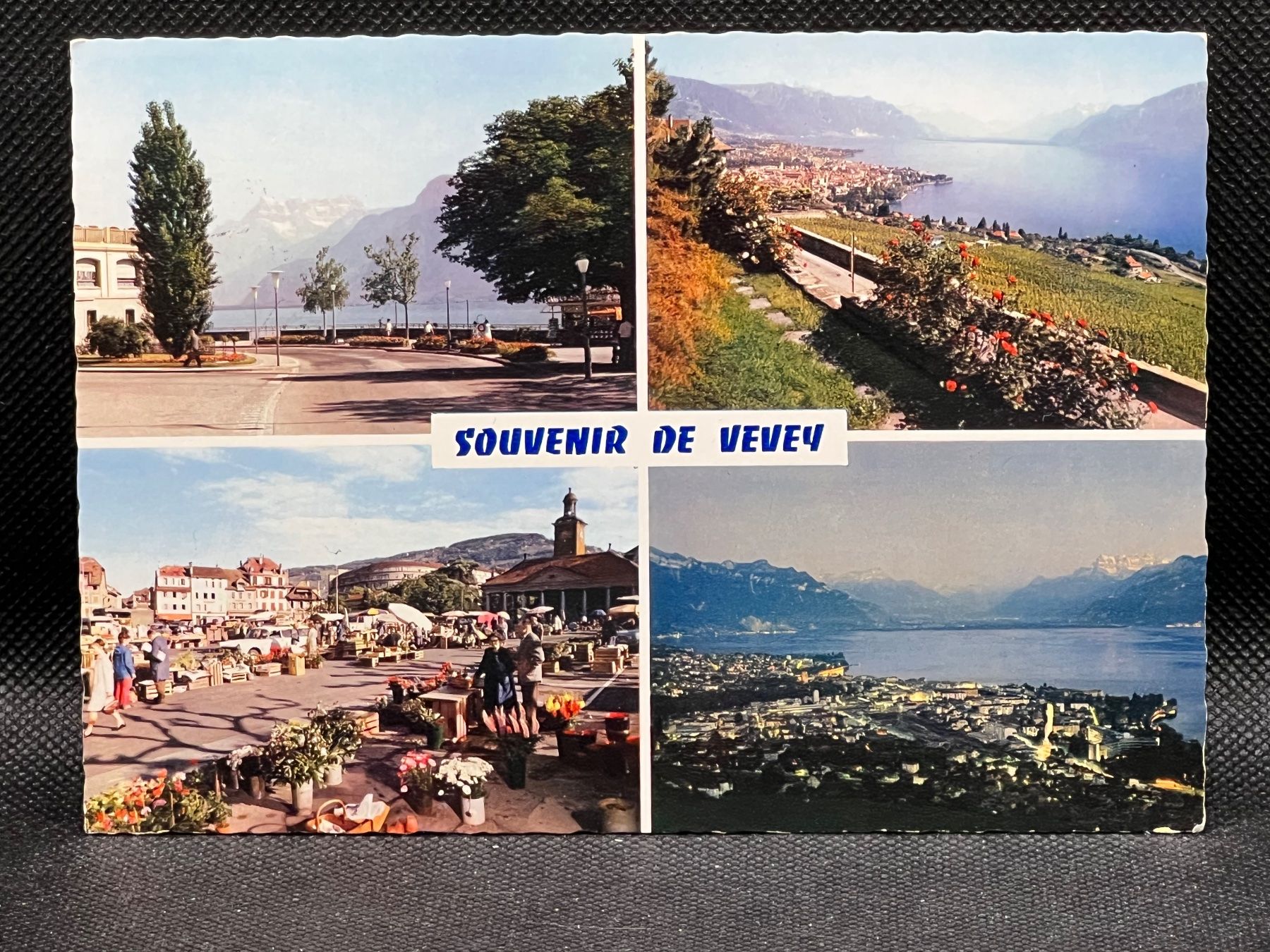 Ansichtskarten: Souvenir de Vevey – Gebraucht aus Widnau von Brusi9