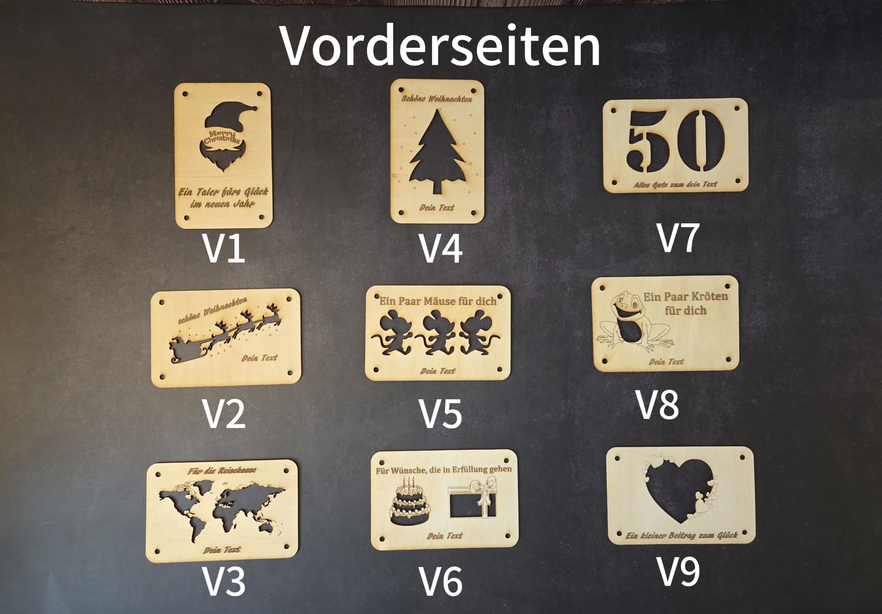 Tutte le decorazioni: Originelle Geldgeschenke, individuell personalisierbar – Nuovo e nell'imballaggio originale da St. Gallenkappel venduto da mytimes 2