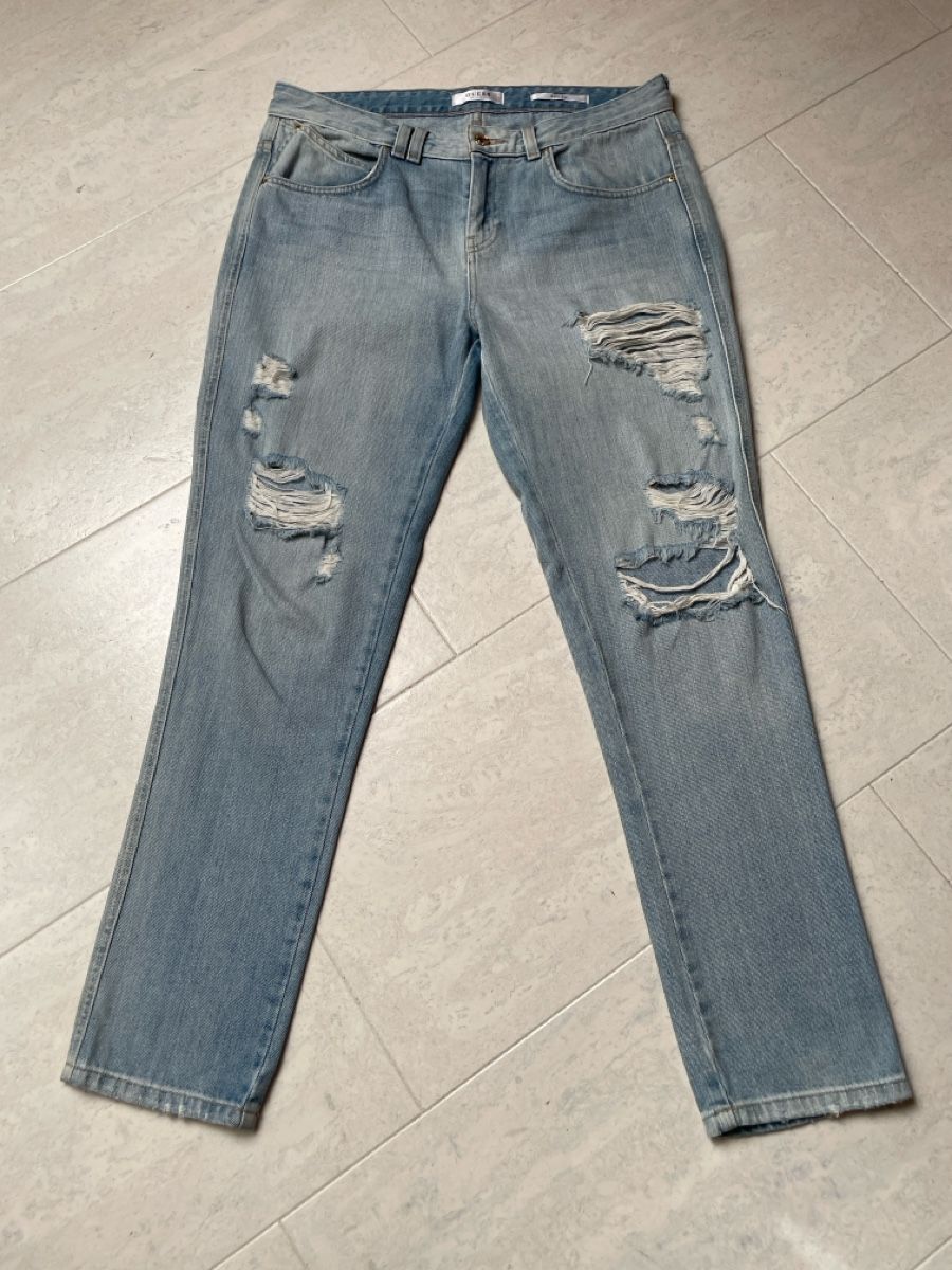 Guess Jeans: Guess Jeans, Boy Fit, hellblau, destroyed - Grösse 29 – Neu (gemäss Beschreibung) aus Uster von fas_q2ft