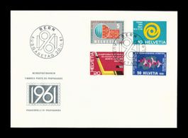 1961 FDC WERBEPOSTMARKEN illustriert und ohne Adresse. LUXUS