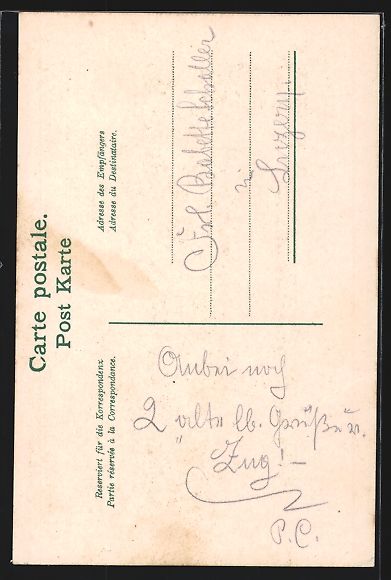 Cartes postales: AK Zug, Kirche – D'occasion à Berlin par bartko-reher 1