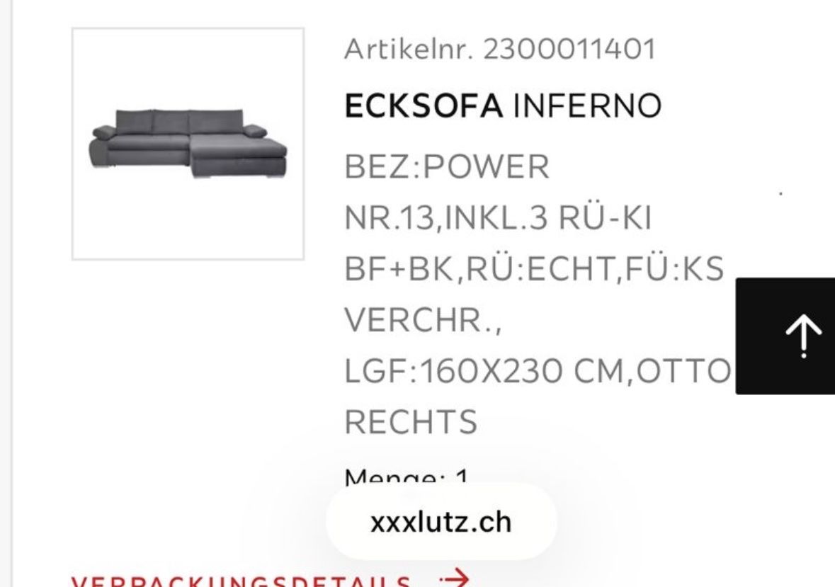 Divani: Eck Sofa Inferno – Usato da Däniken SO venduto da Nisi91 2