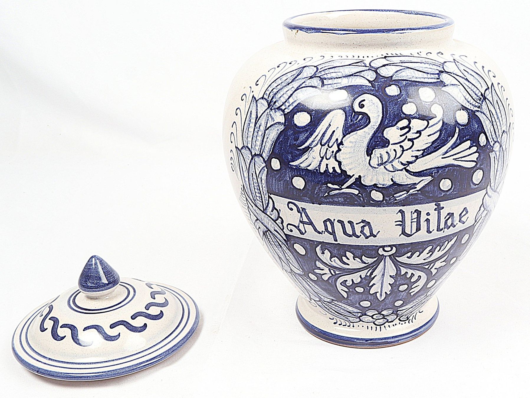 Tutte le decorazioni: DERUTA Apothekergefäss Aqua Vitae – Usato da Steinen venduto da Restwert_Steinen