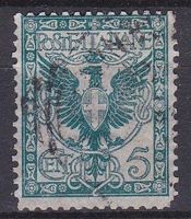 Timbre ITALIE 5 Centesimi Aigle 1901  Obl.