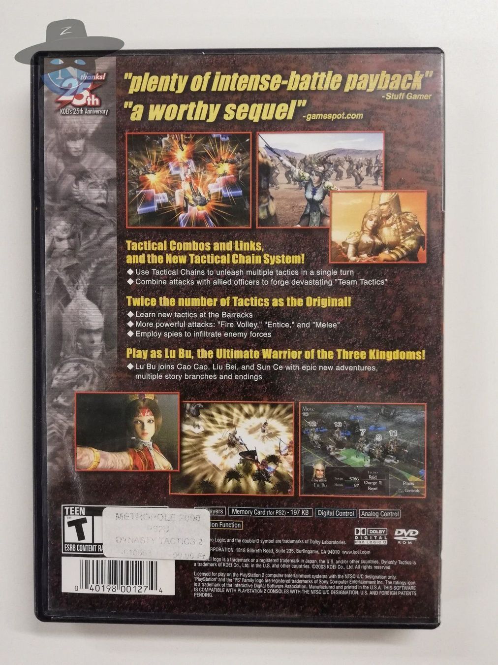 Sony Giochi: Dynasty Tactics 2            / USA / PS2 – Usato da St. Gallen venduto da zorro_dc 1