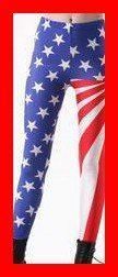 U.S.A. USA Amerika Leggings Leggins Fan Fussball WM Hosen