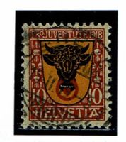 Pro Juventute J10 Vollstempel Genève