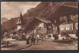 ^Meiringen , Dorfpartie , gel. 1922