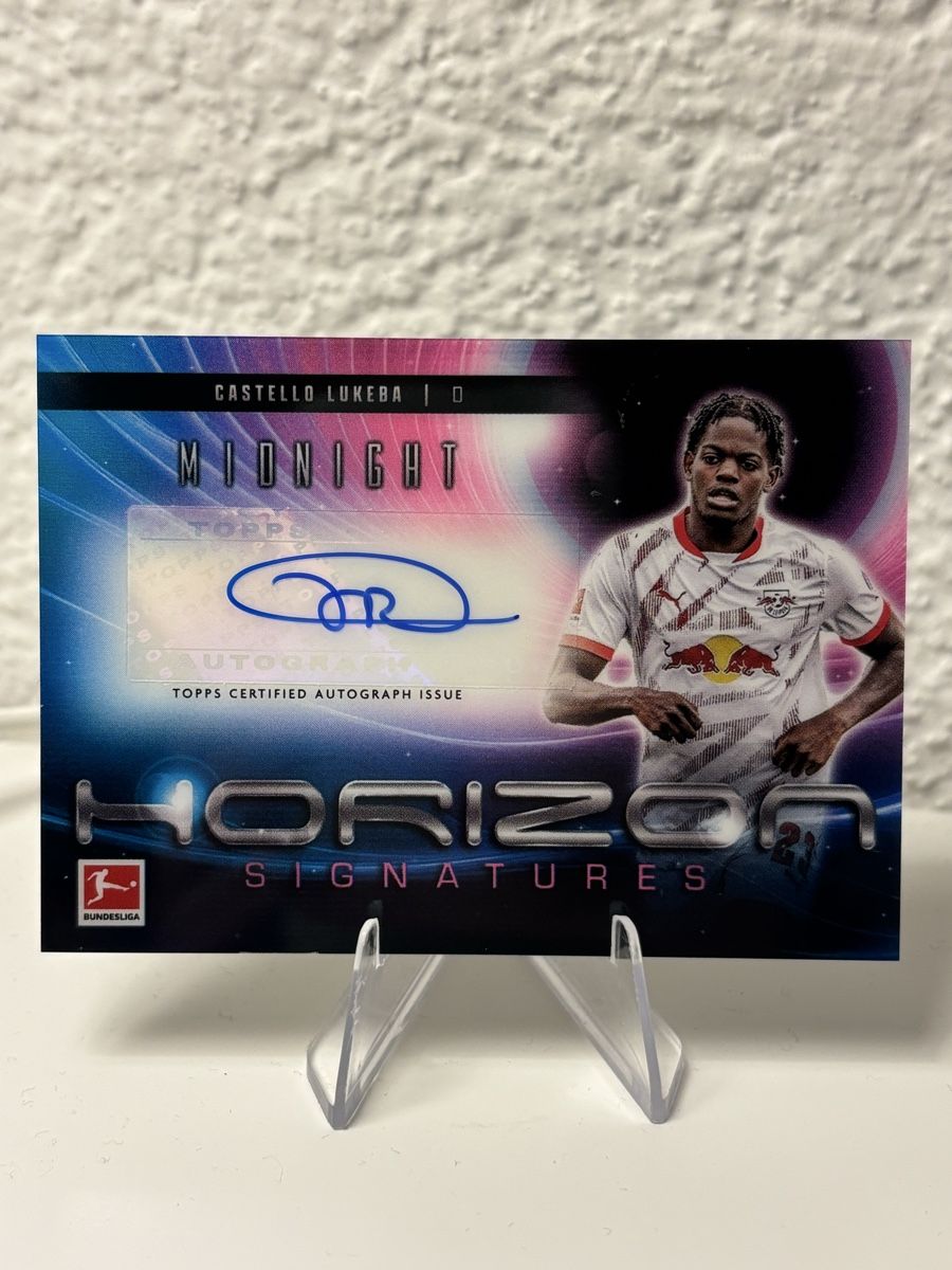 Topps Carte collezionabili: Castello Lukeba Autograph Topps Midnight Auto RB Leipzig – Nuovo (secondo la descrizione) da Aarberg venduto da gocardz.shop