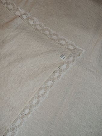 SCHÖNES TISCH-TUCH LEINEN COTTON "AUSTRIA" 170 x 125 CM NEU
