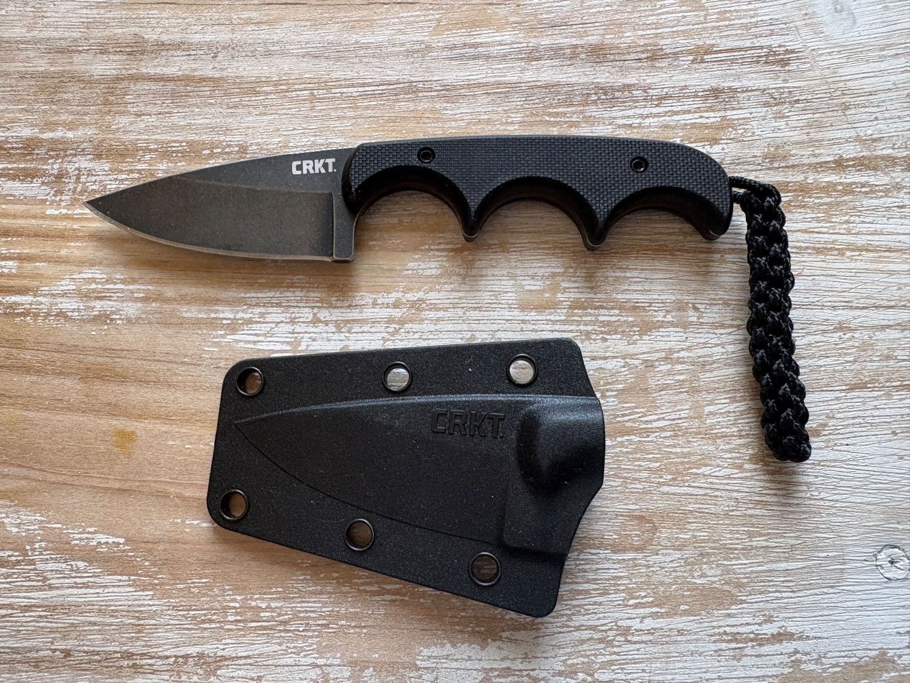 Accessoires: CRKT Minimalist Black Drop Point mit Scheide & OVP – Neuf avec emballage d'origine à Männedorf par Rarin67 1